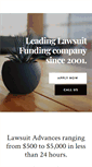 Mobile Screenshot of nationallawsuitfunding.com